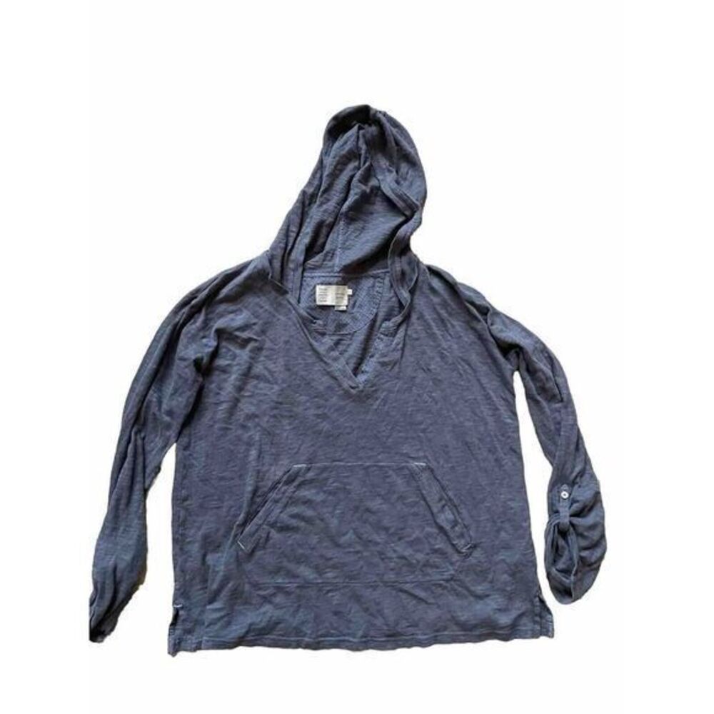 Saturday‎ Sunday Anthropologie Hoodie Pullover Womens Medium Oversized Blue
